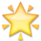 Glowing Star emoji on LG
